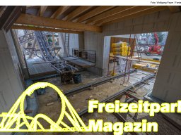 Aufbau des Themenbereichs „Sonnenbucht“ in FANTASIA (Januar 2025)